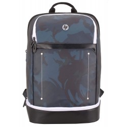 HP Backpack with Single Lunch Box Compartment (Camo in Blue) 