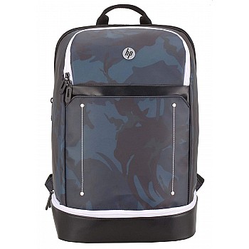 HP Backpack with Single Lunch Box Compartment (Camo in Blue) 