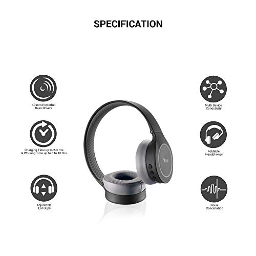 Syska HSB3000 Sound Pro Bluetooth Headset - Black Syska HSB3000 Sound Pro Bluetooth Headset - Black