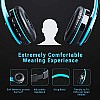 Maono AU-D422L Over-Ear Bluetooth Wireless Headphones with Built in Mic (Blue and Black)