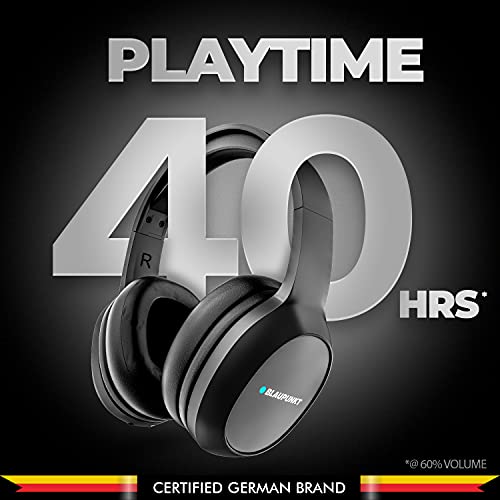 Blaupunkt BH21 Bluetooth Over-The -Ear High Bass HD Sound Wireless Headphone with Turbo Bass Blaupunkt BH21 Bluetooth Over-The -Ear High Bass HD Sound Wireless Headphone with Turbo Bass