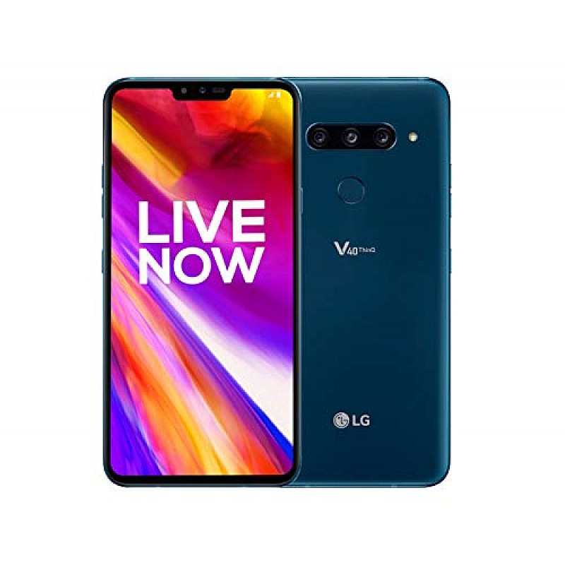 LG V40 ThinQ (Blue, 6GB RAM, 128GB Storage) (Refurbished)