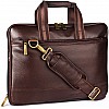 Aircase C54 Vegan Leather 15.6 Multifunction Laptop Bag (Brown)