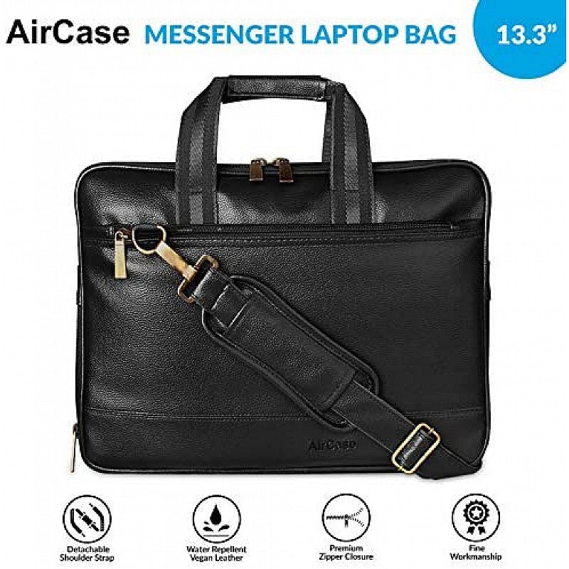 Aircase C54 Vegan Leather 15.6 Multifunction Laptop Bag (Brown)