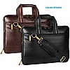 Aircase C54 Vegan Leather 15.6 Multifunction Laptop Bag (Brown)