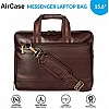 Aircase C54 Vegan Leather 15.6 Multifunction Laptop Bag (Brown)