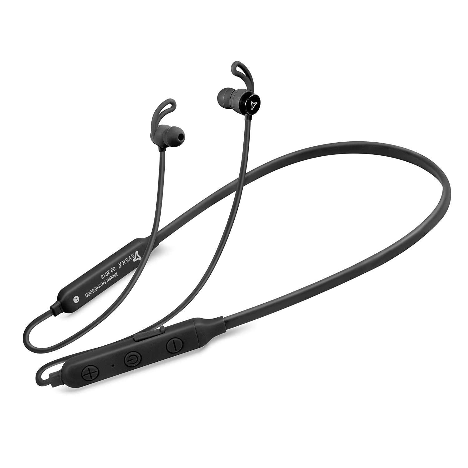 Syska HE5000 Pro Active Bluetooth Wireless Headset Black