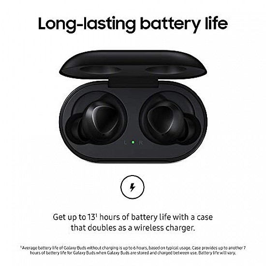 Samsung True Wireless Bluetooth Earbuds with Charging Case (Black)-