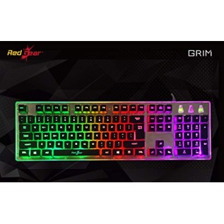 Redgear Grim Wired Semi-Mechanical RGB Backlit Gaming Keyboard with Floating Key Cap and Double Injection keycaps Refurbished Redgear Grim Wired Semi-Mechanical RGB Backlit Gaming Keyboard with Floating Key Cap and Double Injection keycaps Refurbished