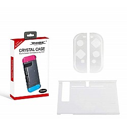 Dobe Plastic Hard Shell Crystal Clear Case for Nintendo Switch (Clear)