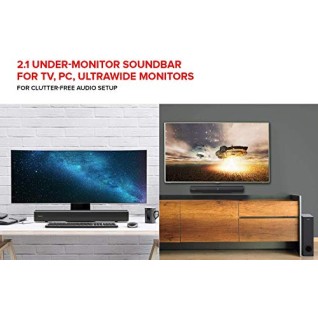 Creative Stage 2.1 Channel 160W Under-Monitor Soundbar with Subwoofer (Black) Creative Stage 2.1 Channel 160W Under-Monitor Soundbar with Subwoofer (Black)
