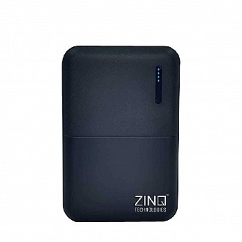 Zinq 10000mAh Li-Polymer Power Bank with 18W QC 3.0 Quick Charge Z10KP (Black)