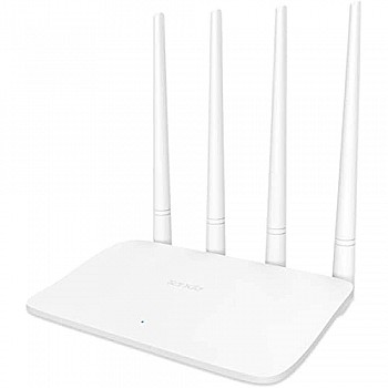 Tenda F6 V4.0 Wireless N300 Easy Setup Wi-Fi Router 300 White