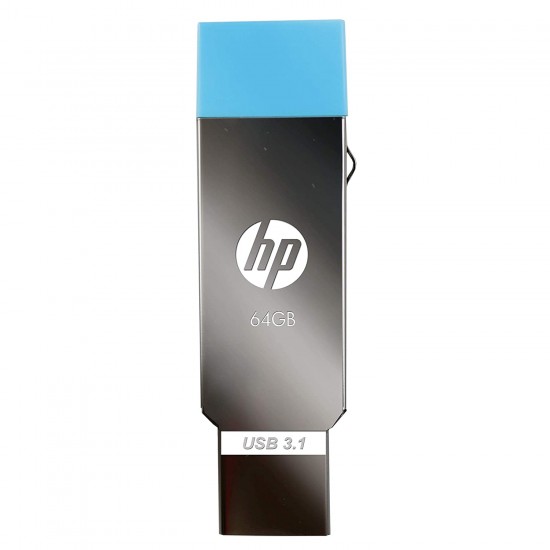 HP HPFD302M 64GB OTG Flash Drive (Sliver)