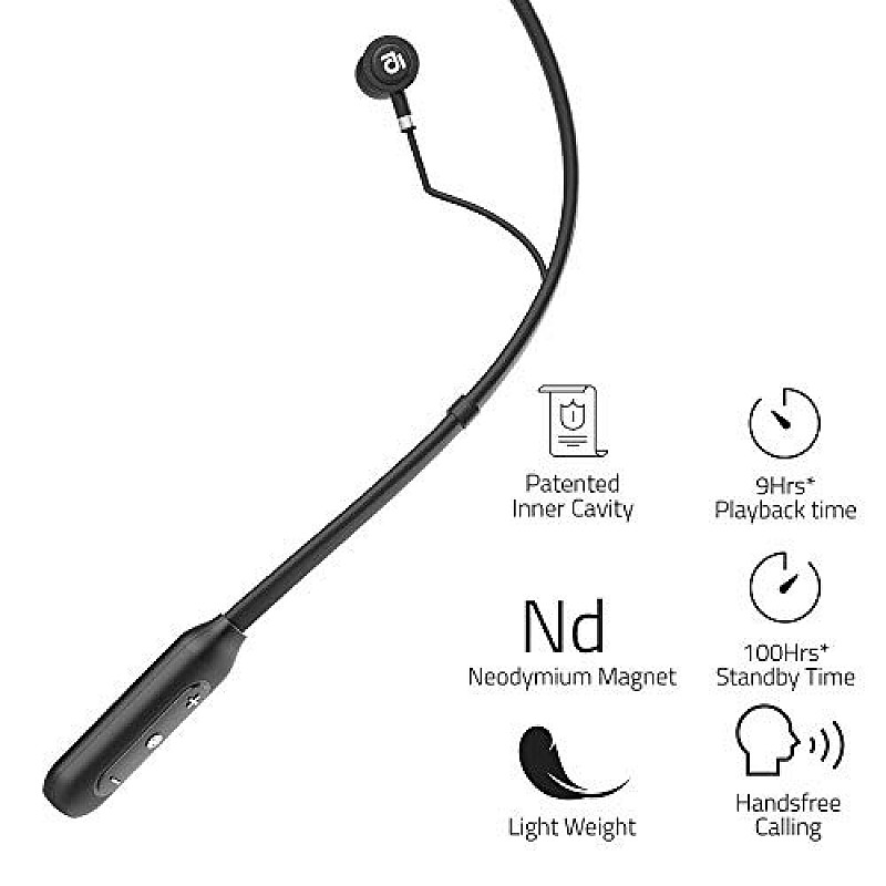 Molife Boomerang Pro BT Sports Neckband |Bluetooth 4.2, Light Weight, Sweat 