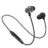 pTron Intunes Pro Magnetic in-Ear Wireless Bluetooth Headphones with Mic - (Gray)