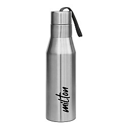 MILTON Super 750 Single Wall Stainless Steel Bottle, 650 ml, 1 Piece, Silver