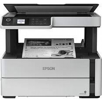 Epson M2140 EcoTank Monochrome All-in-One Duplex Ink Tank Printer White