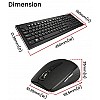 Zebronics Zeb-Companion 102 Wireless Keyboard and Mouse Combo, 104 Keys and Rupee Key USB Nano Receiver