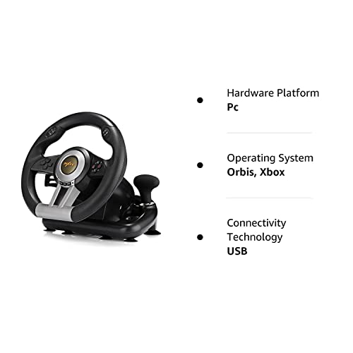 PXN V3Ii Racing Game Steering Wheel With Brake Pedal Pc
