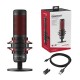 HyperX QuadCast - USB Condenser Gaming Microphone, for PC, PS4 and Mac, Red LED - Black