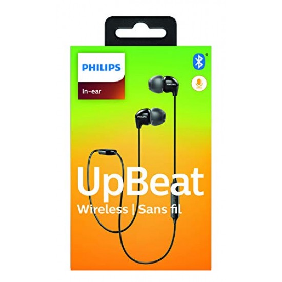 Philips UpBeat SHB3595BK/10 Wireless Bluetooth Headphones (Black)