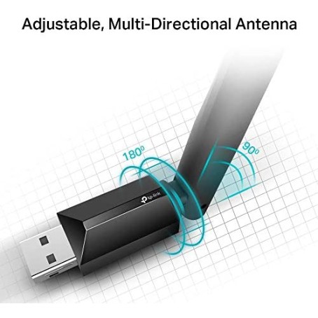 TP-Link USB 600 Mbps WiFi Wireless Network Adapter for Desktop PC with 2.4GHz/5GHz TP-Link USB 600 Mbps WiFi Wireless Network Adapter for Desktop PC with 2.4GHz/5GHz
