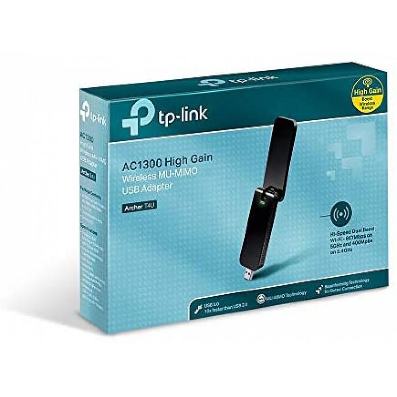 TP-Link USB 600 Mbps WiFi Wireless Network Adapter for Desktop PC with 2.4GHz/5GHz