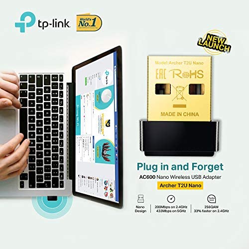 TP-Link USB 600 Mbps WiFi Wireless Network Adapter for Desktop PC with 2.4GHz/5GHz TP-Link USB 600 Mbps WiFi Wireless Network Adapter for Desktop PC with 2.4GHz/5GHz