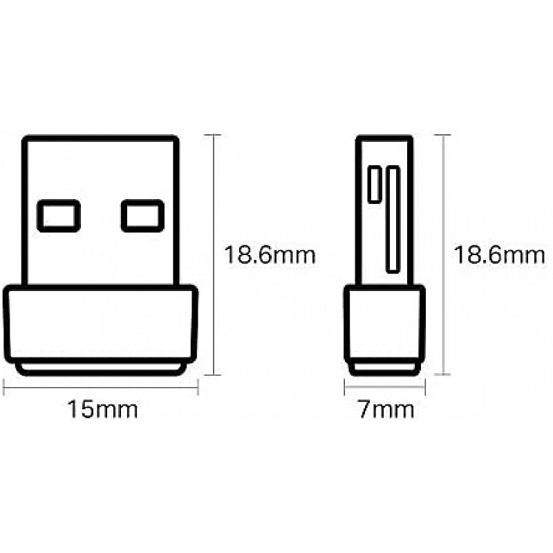 TP-Link USB 600 Mbps WiFi Wireless Network Adapter for Desktop PC with 2.4GHz/5GHz