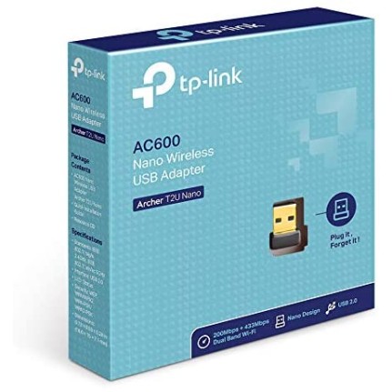 TP-Link USB 600 Mbps WiFi Wireless Network Adapter for Desktop PC with 2.4GHz/5GHz TP-Link USB 600 Mbps WiFi Wireless Network Adapter for Desktop PC with 2.4GHz/5GHz