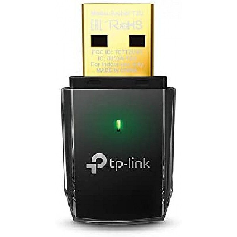 TP-Link USB 600 Mbps WiFi Wireless Network Adapter for Desktop PC with 2.4GHz/5GHz