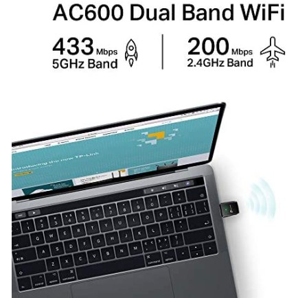 TP-Link USB 600 Mbps WiFi Wireless Network Adapter for Desktop PC with 2.4GHz/5GHz TP-Link USB 600 Mbps WiFi Wireless Network Adapter for Desktop PC with 2.4GHz/5GHz