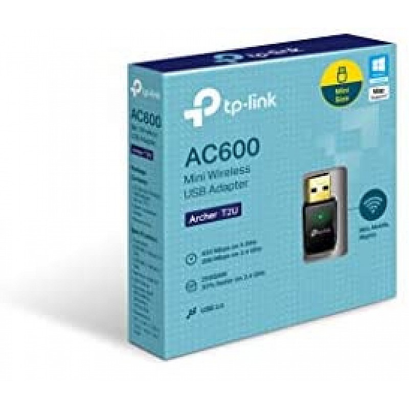 TP-Link USB 600 Mbps WiFi Wireless Network Adapter for Desktop PC with 2.4GHz/5GHz