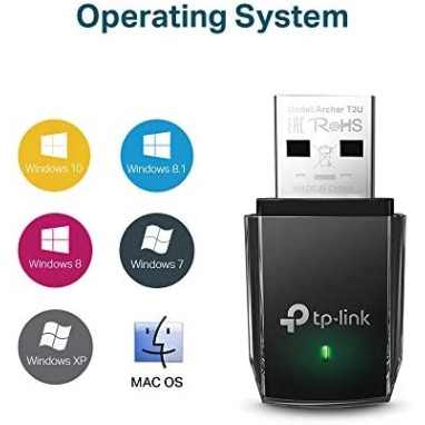 TP-Link USB 600 Mbps WiFi Wireless Network Adapter for Desktop PC with 2.4GHz/5GHz TP-Link USB 600 Mbps WiFi Wireless Network Adapter for Desktop PC with 2.4GHz/5GHz