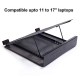 Airtree Ventilated Height Adjustable Laptop Cooling Pad/Laptop Stand | Compatible 11 to 17 Inches Laptops