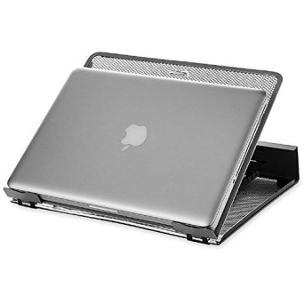 Airtree Ventilated Height Adjustable Laptop Cooling Pad/Laptop Stand | Compatible 11 to 17 Inches Laptops Airtree Ventilated Height Adjustable Laptop Cooling Pad/Laptop Stand | Compatible 11 to 17 Inches Laptops
