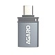 AGARO - 33283 Type-C to USB A Female OTG Adapter (Metallic Grey)