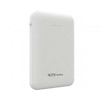 Portronics POR-289 Indo 5 5000mAh Power Bank with Dual Output (White)