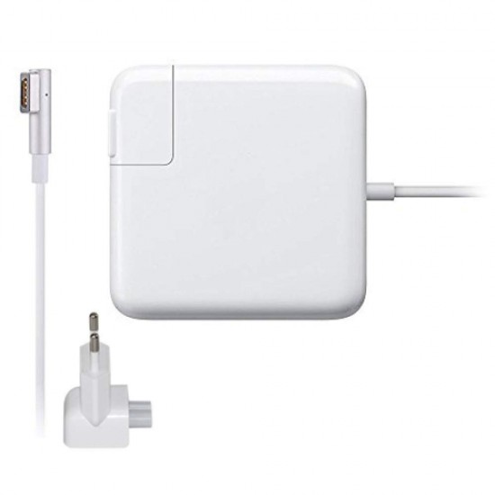 Laprite Charger for Magsafe 60W for MacBook Pro 13" A1181, A1184, A1185, A1278, A1280, A1330, A1342, A1344 L-Shape Power Adapter, White-
