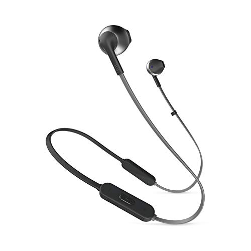 JBL Tune 205BT Wireless Earbud Headphones with Mic (Black) JBL Tune 205BT Wireless Earbud Headphones with Mic (Black)