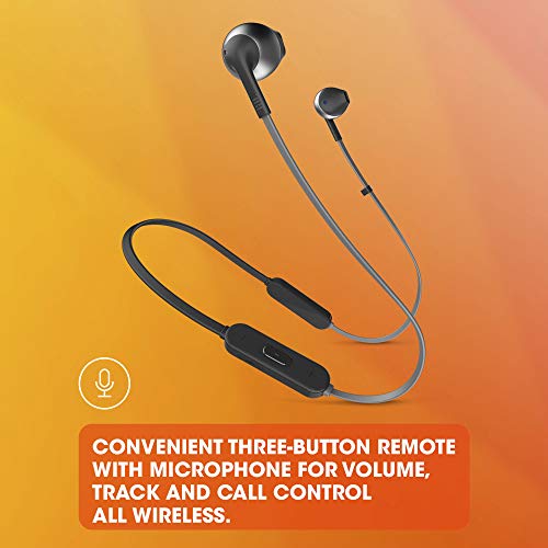 JBL Tune 205BT Wireless Earbud Headphones with Mic (Black) JBL Tune 205BT Wireless Earbud Headphones with Mic (Black)