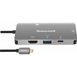 Honeywell usb3.0, HDMI, USB, Ethernet Type C 3.1 Travel Dock (Silver)