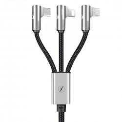 Xmate Mettle Pro 3 in 1 Cable Fast Multi Charger Cable