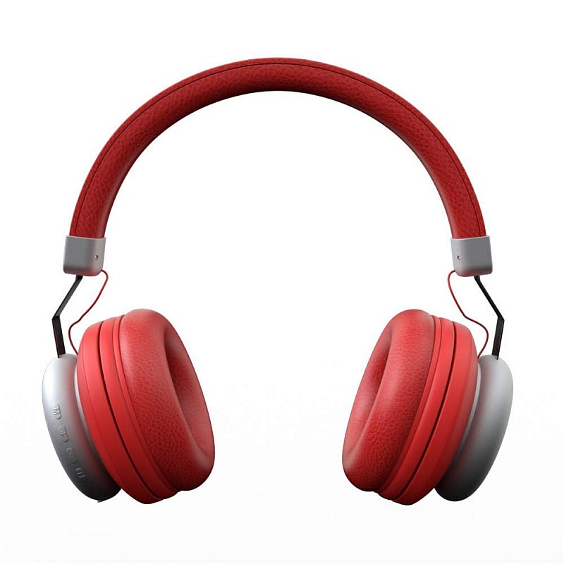 GIZMORE GIZ MH403 Bluetooth Wireless Over Ear Headphone with Mic (Red)