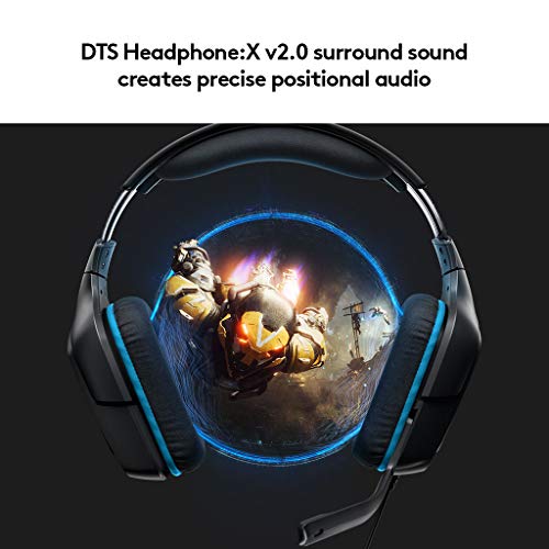 G431 Gaming Headset - 6mm FlipToMute Mic - DTS HeadphoneX v2.0 - Noise Cancellation - 7.1 Surround Sound - Premium Letherette Earcups - Black/Blue G431 Gaming Headset - 6mm FlipToMute Mic - DTS HeadphoneX v2.0 - Noise Cancellation - 7.1 Surround Sound - Premium Letherette Earcups - Black/Blue