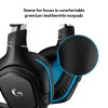 G431 Gaming Headset - 6mm FlipToMute Mic - DTS HeadphoneX v2.0 - Noise Cancellation - 7.1 Surround Sound - Premium Letherette Earcups - Black/Blue