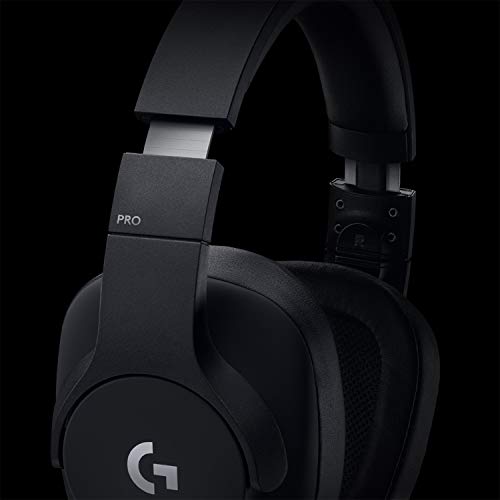 Logitech G PRO Gaming Headset Comfortable and Durable with PRO-G 50 mm Audio Drivers Logitech G PRO Gaming Headset Comfortable and Durable with PRO-G 50 mm Audio Drivers