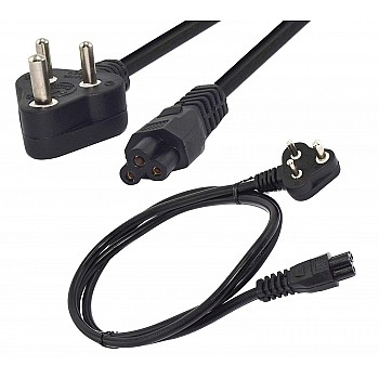 3 Pin Laptop Power Cord Cable for Charging Adapter Power Supply of Dell HP Samsung Acer ASUS & All Other Brand Laptop