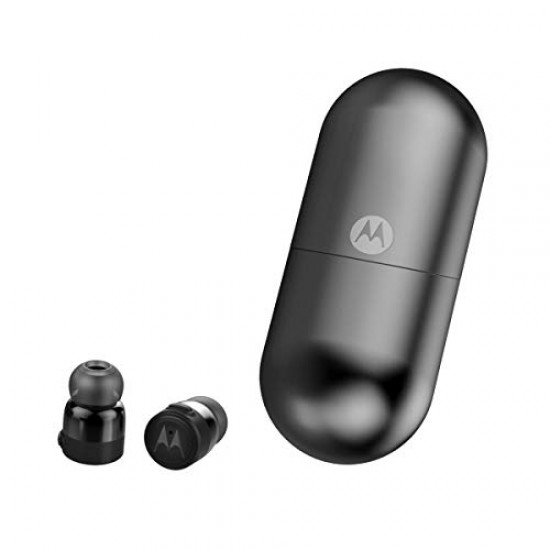 Motorola Verve Buds 400 (TWS) True Wireless Earbuds with Mic & Alexa Black